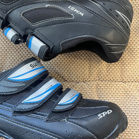 SHIMANO SH-WM51 SPD Women's Specific Fit CYCLING SHOES cleats 10.4 US 43 EUR - Picture 7 of 9
